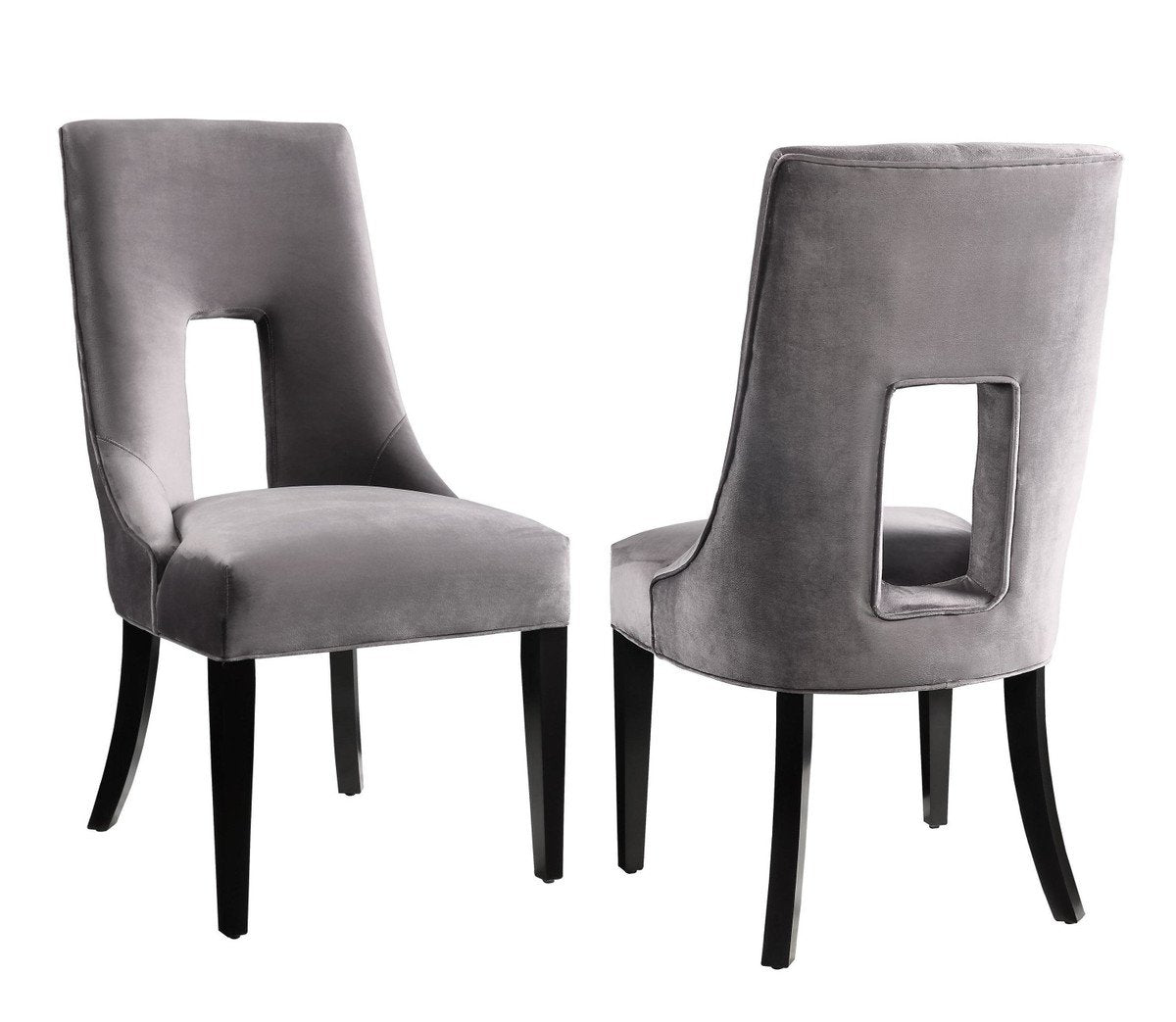 Lipstick Velvet Dining Chair