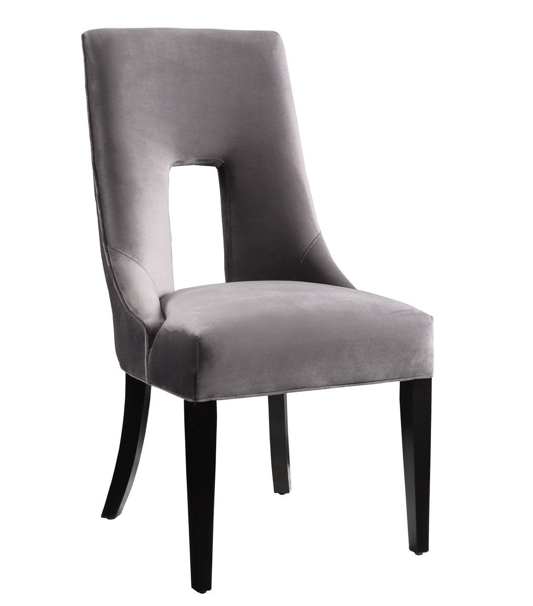 Lipstick Velvet Dining Chair