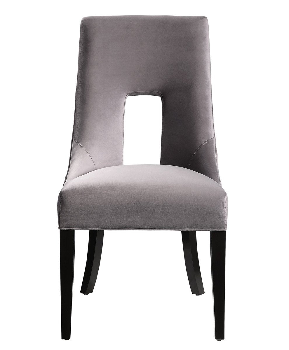 Lipstick Velvet Dining Chair
