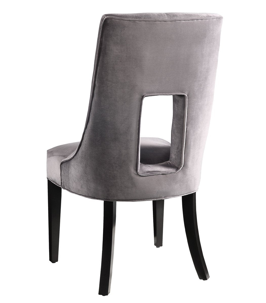 Lipstick Velvet Dining Chair