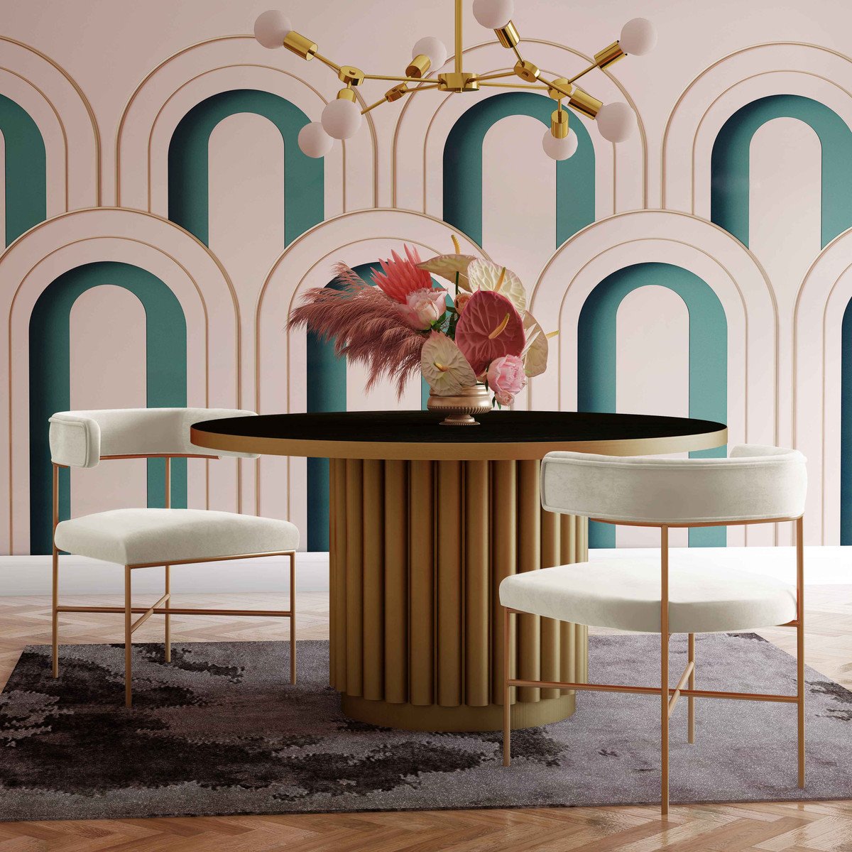 Kim Performance Velvet Chair