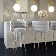 Load image into Gallery viewer, Betty Velvet Counter Stool