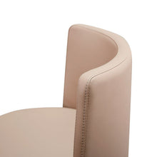 Load image into Gallery viewer, Loosha Cafe Au Lait and Rose Gold Adjustable Stool