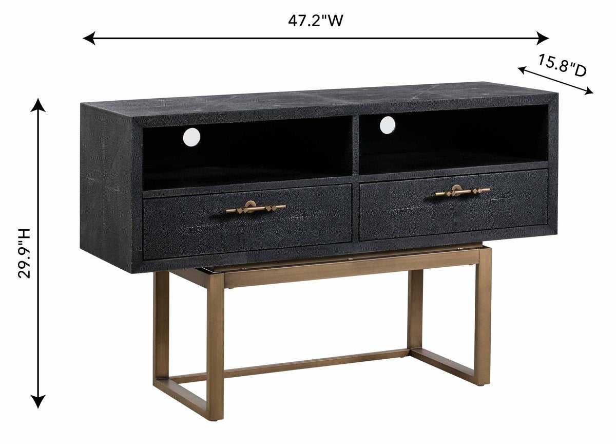 Irma Shagreen TV Stand