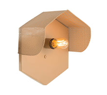 Load image into Gallery viewer, Mokhtar Tan Hexagon Wall Sconce