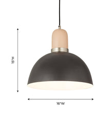 Load image into Gallery viewer, Juku Blush and Grey Large Pendant