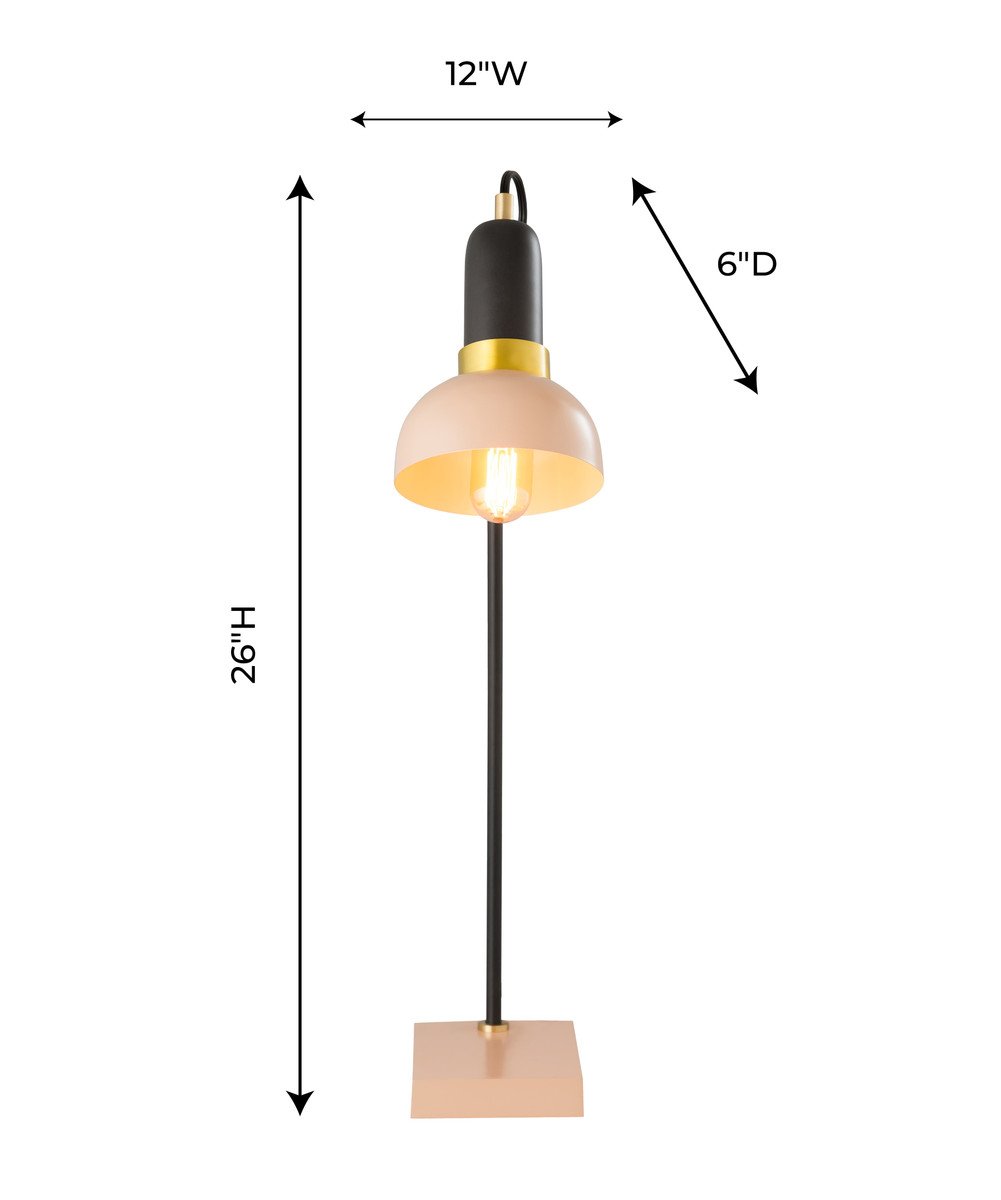 Juku Blush and Grey Table Lamp