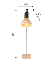 Load image into Gallery viewer, Juku Blush and Grey Table Lamp