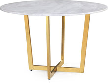 Load image into Gallery viewer, Maxim White Marble Dining Table