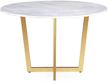 Load image into Gallery viewer, Maxim White Marble Dining Table