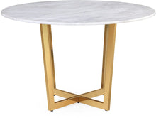 Load image into Gallery viewer, Maxim White Marble Dining Table