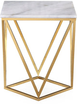 Load image into Gallery viewer, Leopold White Marble Side Table