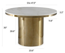 Load image into Gallery viewer, Alisin Marble Dining Table