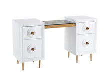 Load image into Gallery viewer, Bovey White Lacquer Desk