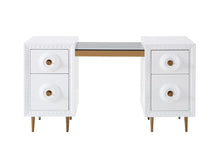 Load image into Gallery viewer, Bovey White Lacquer Desk