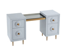 Load image into Gallery viewer, Bovey White Lacquer Desk