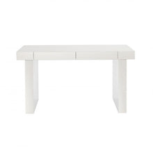 Load image into Gallery viewer, Clara Glossy White Lacquer Desk