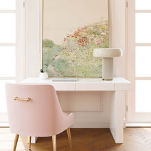 Load image into Gallery viewer, Clara Glossy White Lacquer Desk