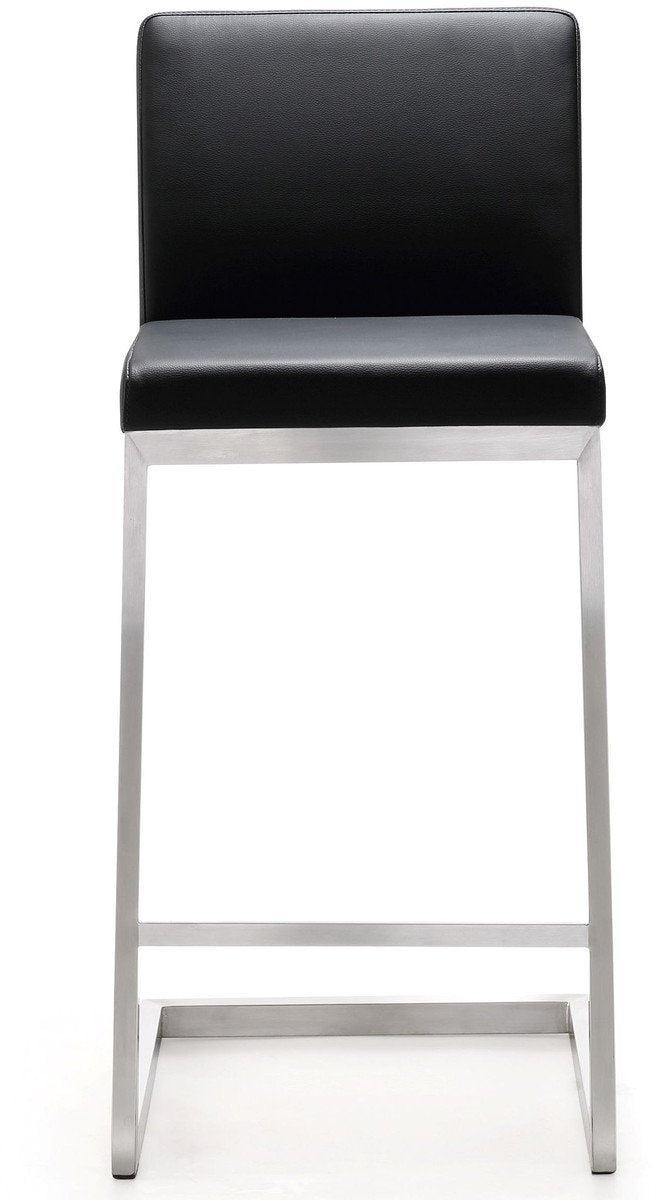 Parma Stainless Steel Counter Stool (Set of 2)