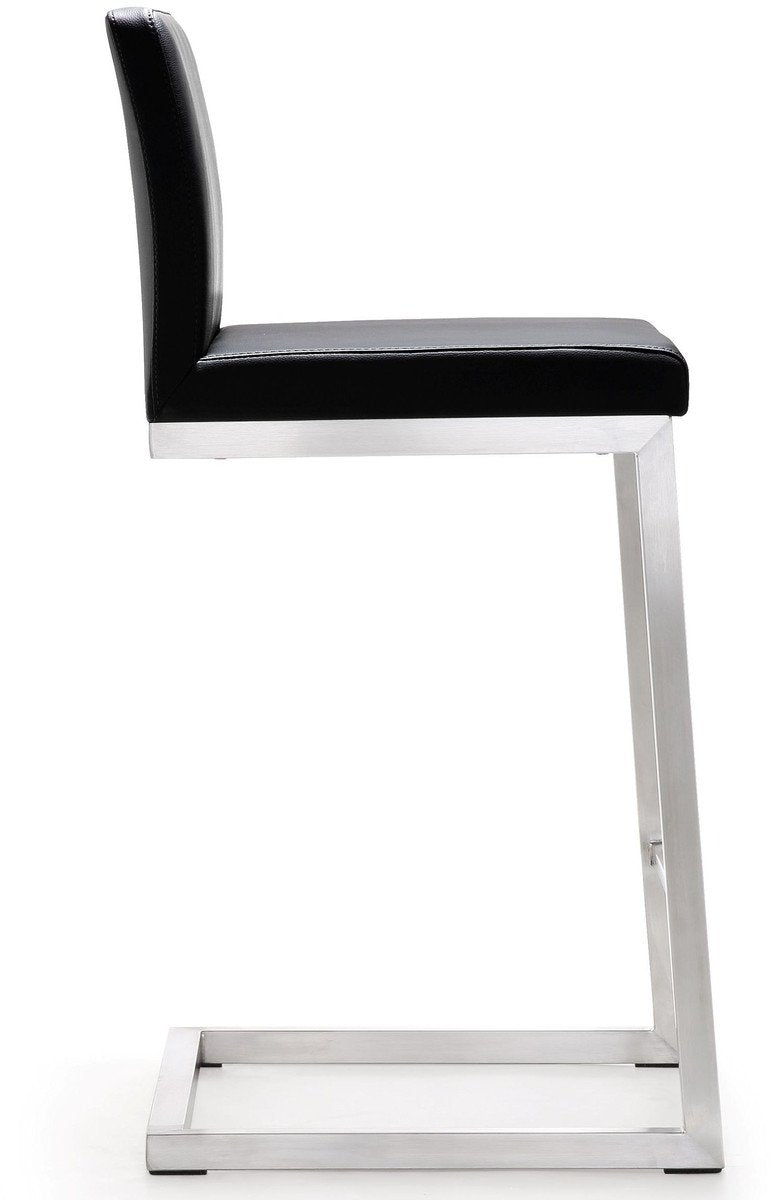 Parma Stainless Steel Counter Stool (Set of 2)