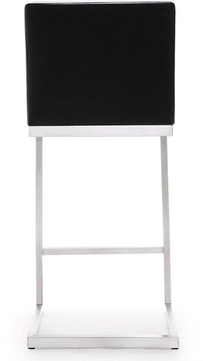 Parma Stainless Steel Counter Stool (Set of 2)