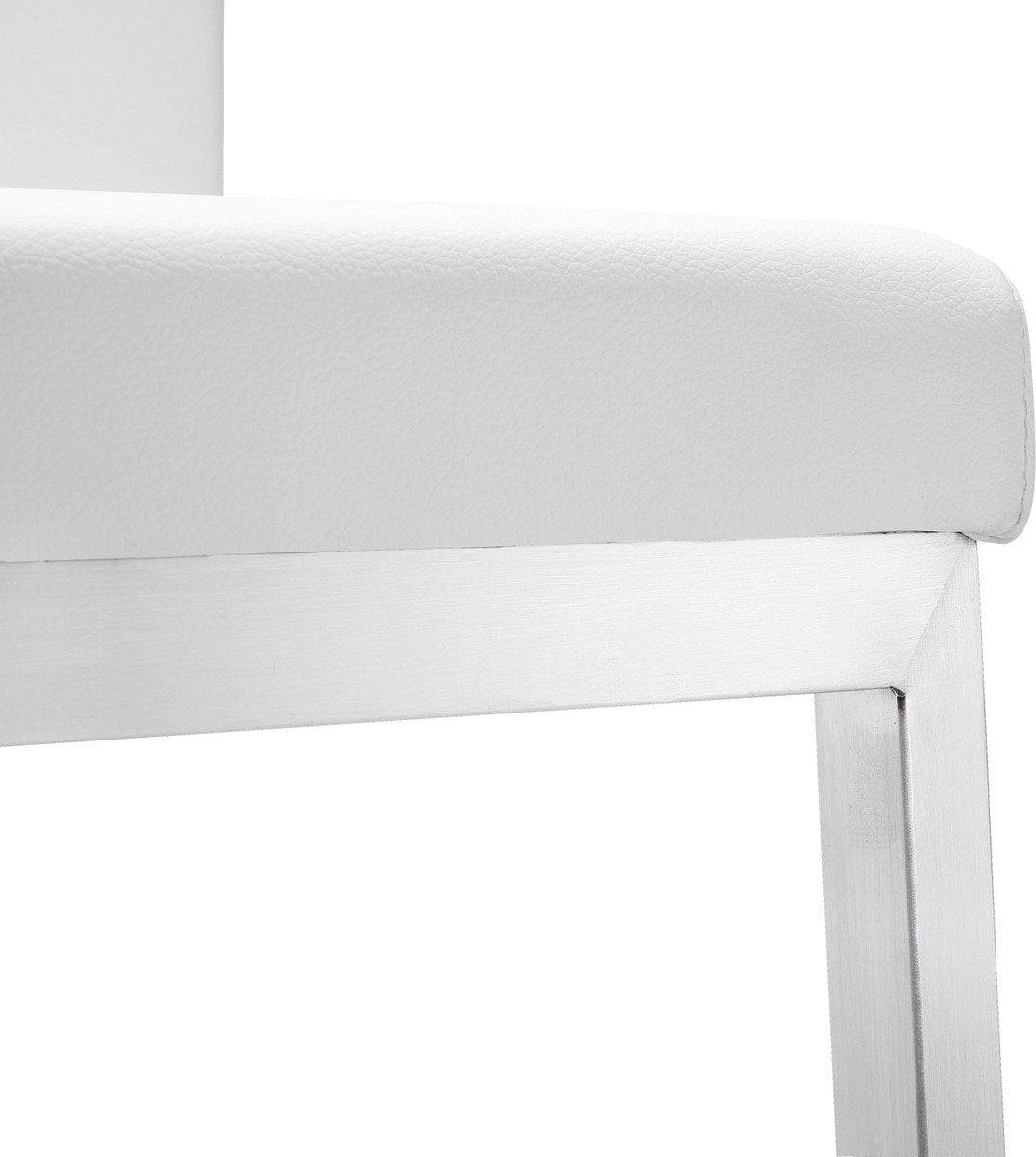 Parma Stainless Steel Counter Stool (Set of 2)