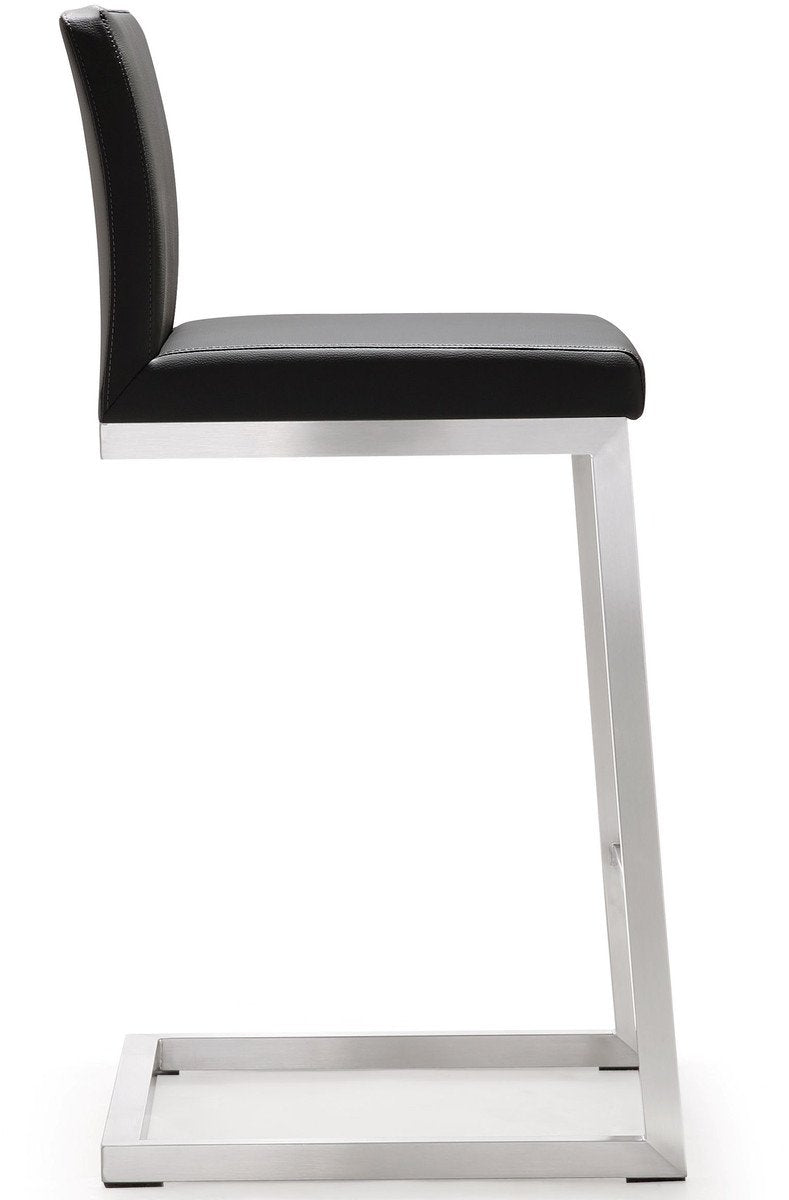 Parma Stainless Steel Counter Stool (Set of 2)