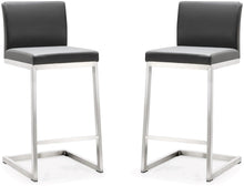 Load image into Gallery viewer, Parma Stainless Steel Counter Stool (Set of 2)
