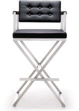 Load image into Gallery viewer, Director Steel Barstool