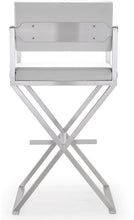 Load image into Gallery viewer, Director Steel Barstool