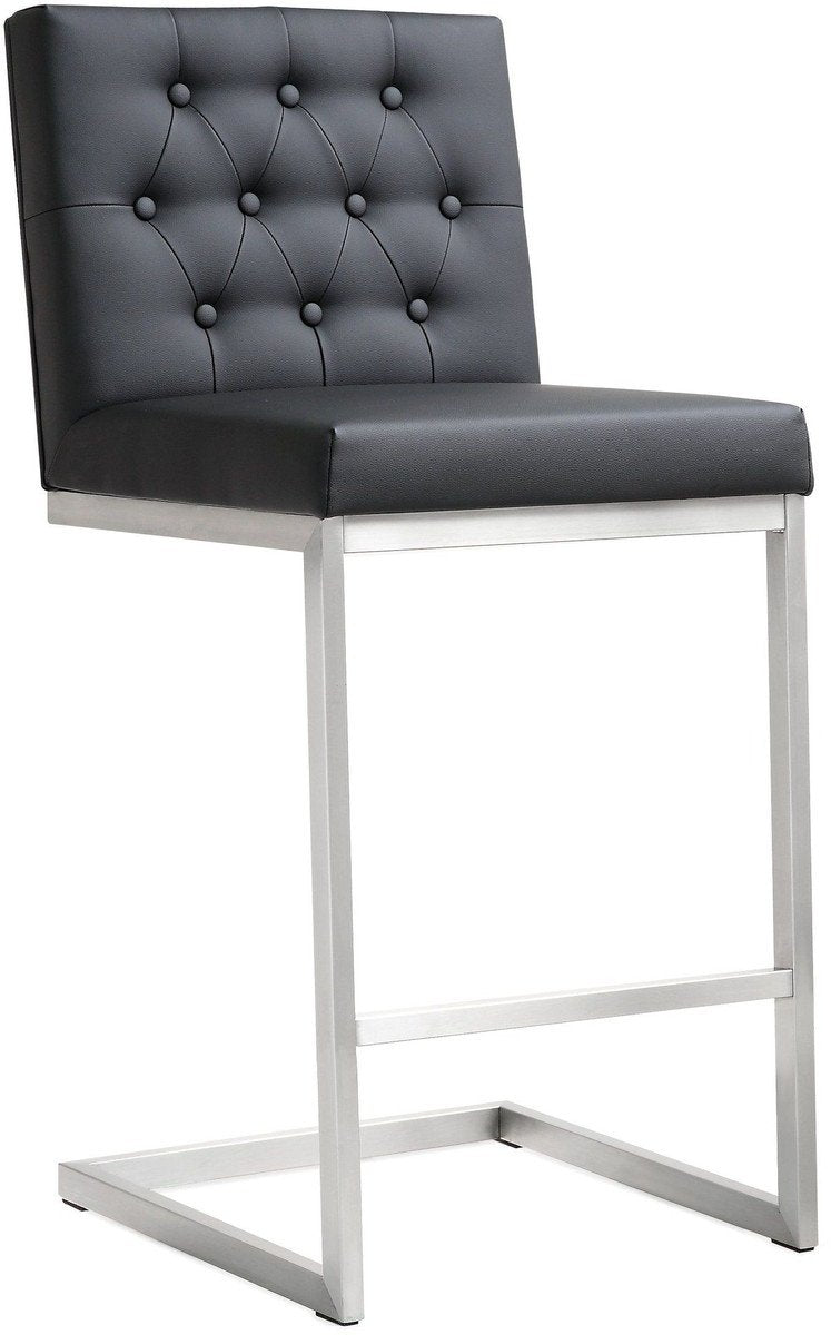 Helsinki Stainless Steel Counter Stool (Set of 2)