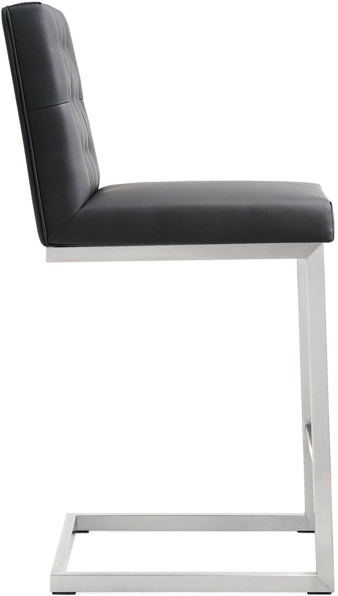 Helsinki Stainless Steel Counter Stool (Set of 2)
