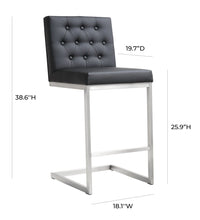 Load image into Gallery viewer, Helsinki Stainless Steel Counter Stool (Set of 2)