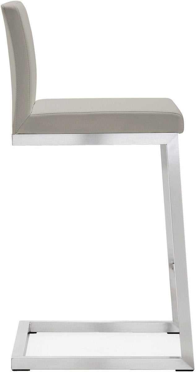 Parma Stainless Steel Counter Stool (Set of 2)