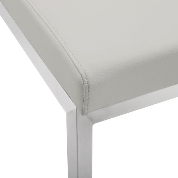 Parma Stainless Steel Counter Stool (Set of 2)
