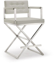 Load image into Gallery viewer, Director Steel Barstool