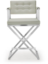 Load image into Gallery viewer, Director Steel Barstool