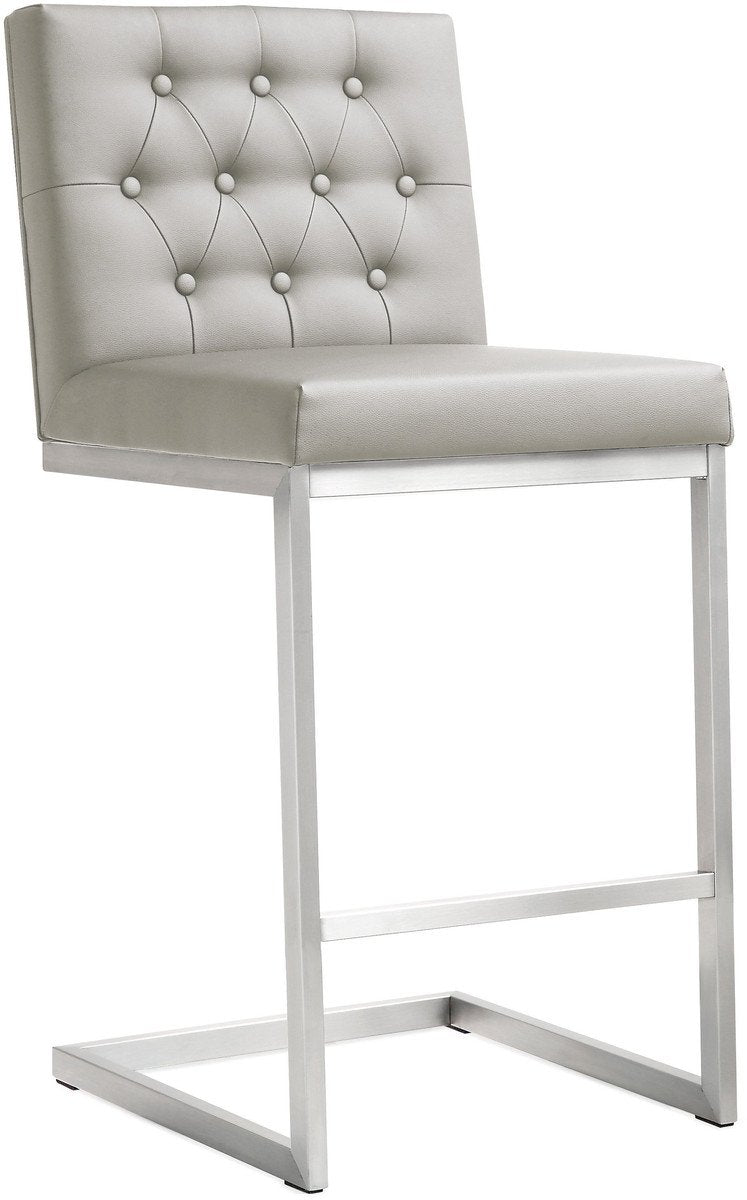Helsinki Stainless Steel Counter Stool (Set of 2)
