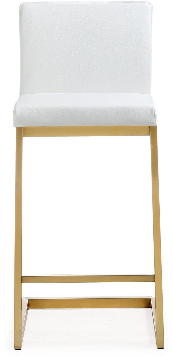 Parma Stainless Steel Counter Stool (Set of 2)