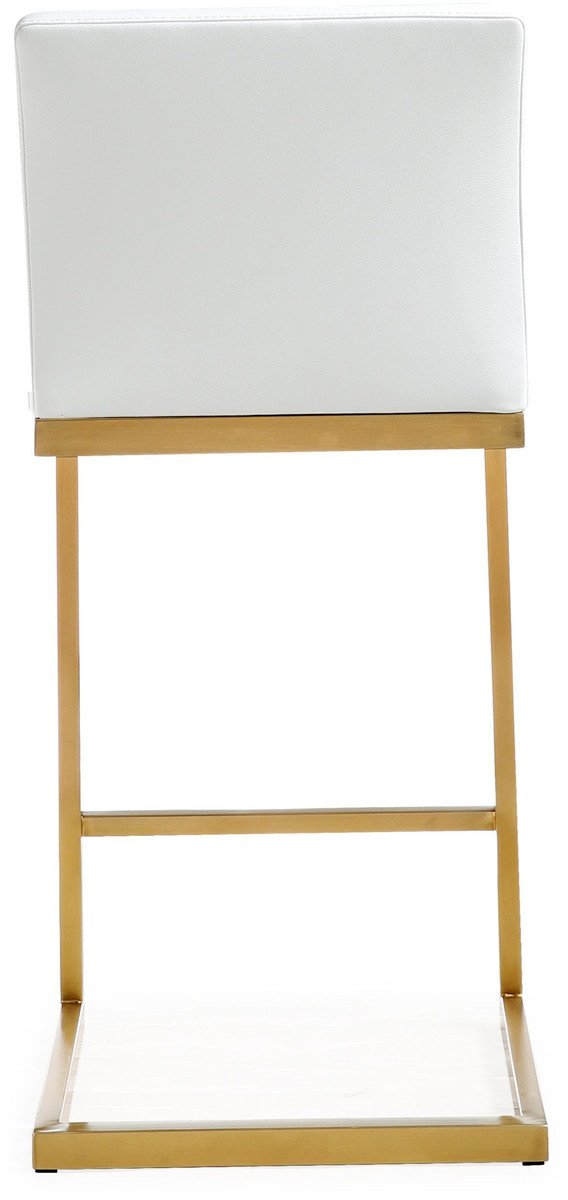Parma Stainless Steel Counter Stool (Set of 2)