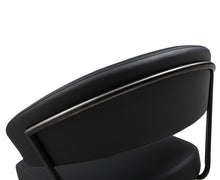 Load image into Gallery viewer, Cosmo Black on Black Steel Barstool