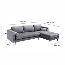 Load image into Gallery viewer, Como Velvet Sectional
