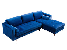 Load image into Gallery viewer, Como Velvet Sectional