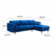 Load image into Gallery viewer, Como Velvet Sectional