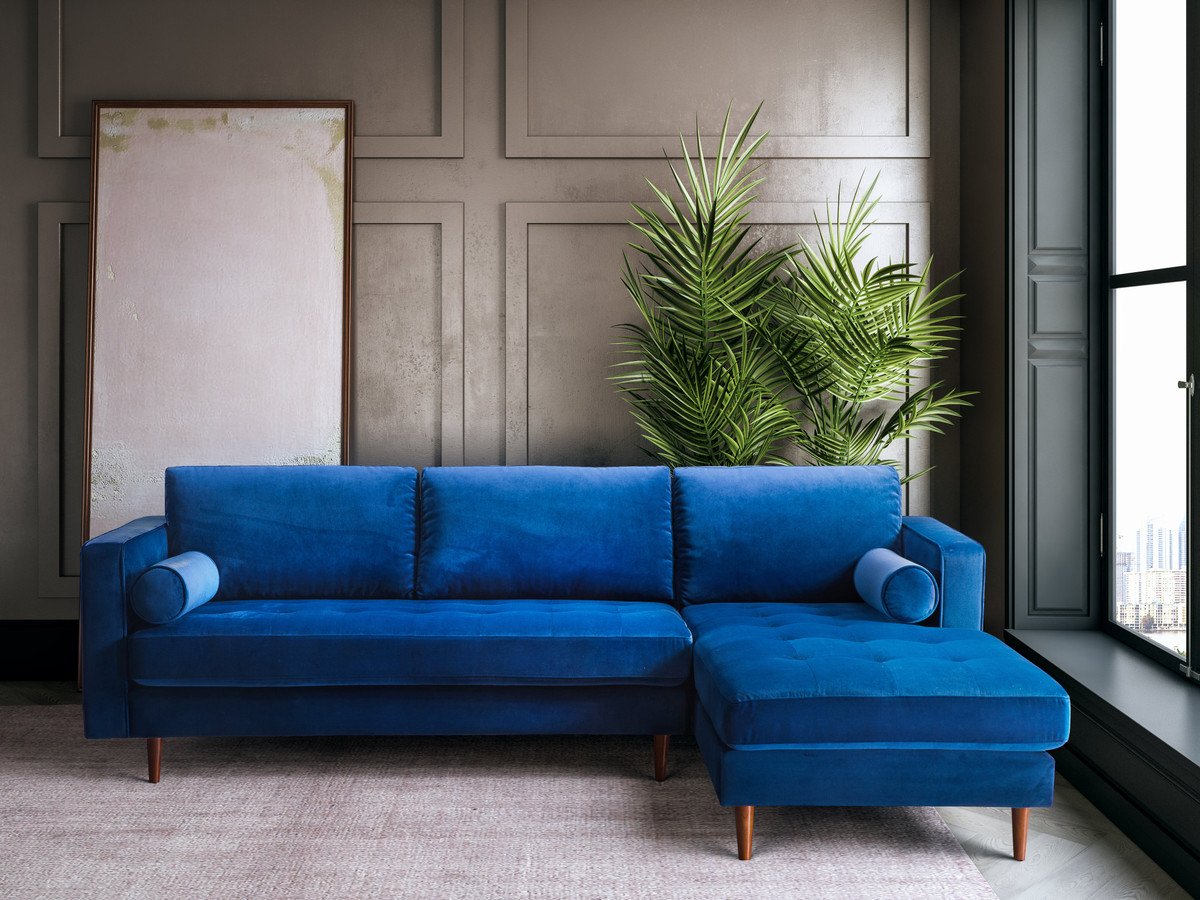 Como Velvet Sectional