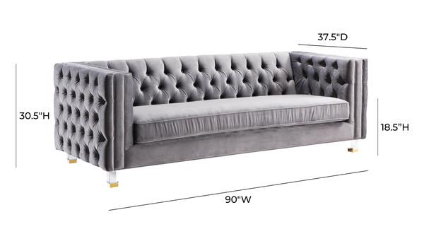 Rimini Velvet Sofa