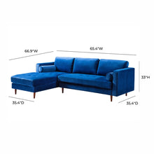 Load image into Gallery viewer, Como Velvet Sectional