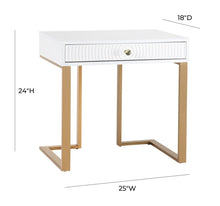 Load image into Gallery viewer, Janie Lacquer Side Table