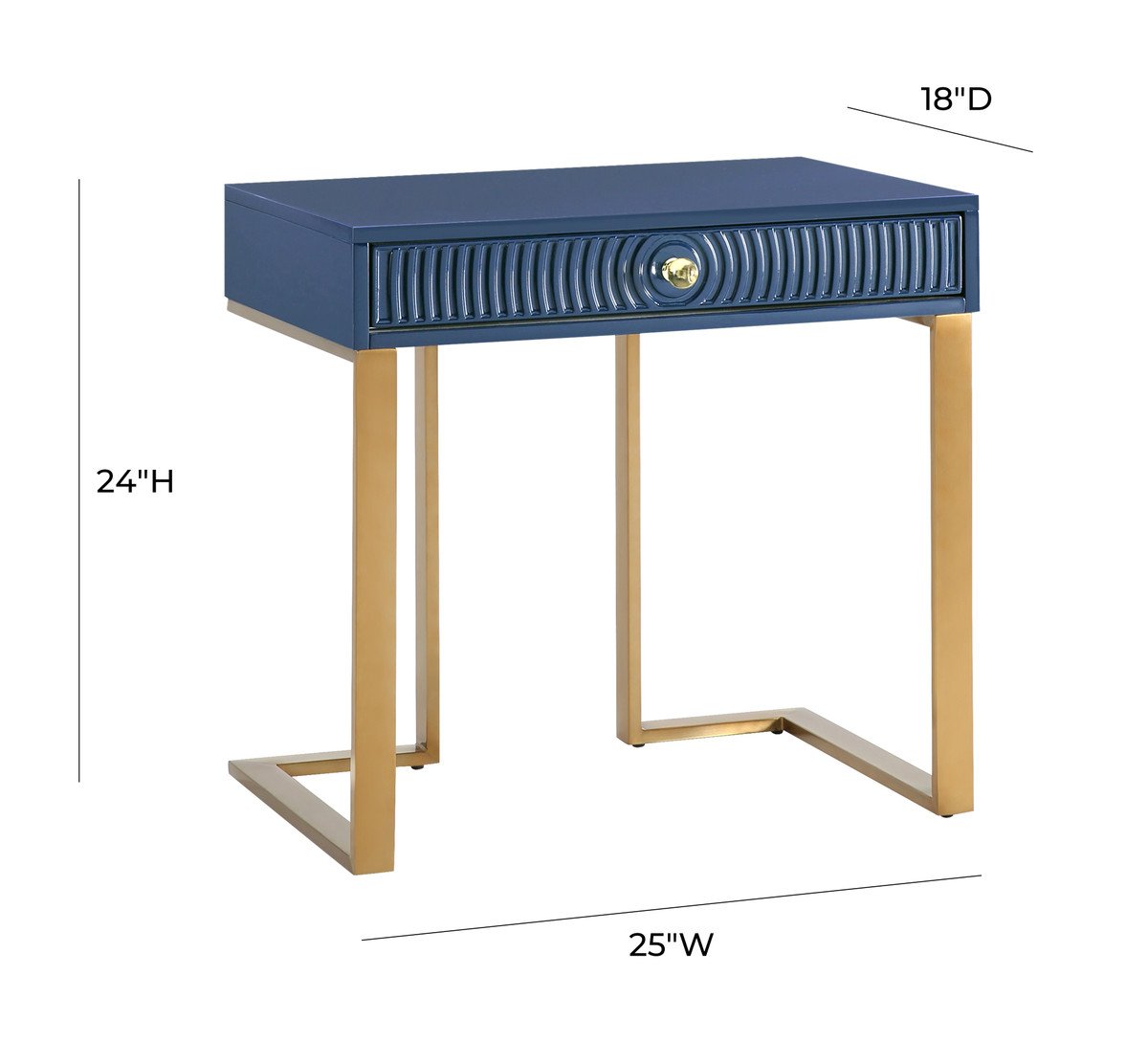 Janie Lacquer Side Table