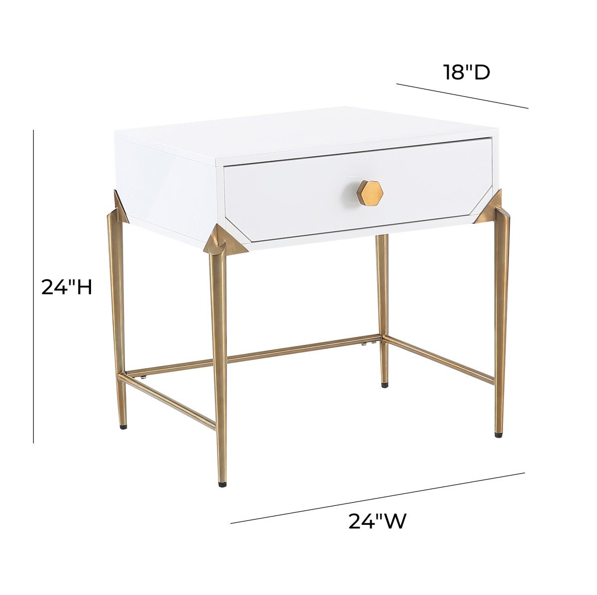 Bajo Lacquer Side Table